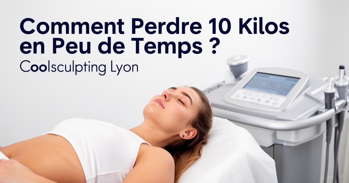 Comment Perdre 10 Kilos en Peu de Temps ? Coolsculpting Lyon : Tracking Numérique et Suivi de Votre Transformation